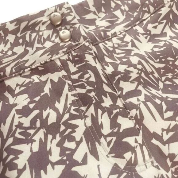 Adidas Gray & White Reef Print Golf Shorts Performance Casual Size 10 | EUC - Picture 6 of 10